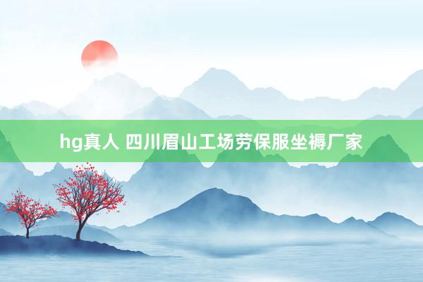 hg真人 四川眉山工场劳保服坐褥厂家